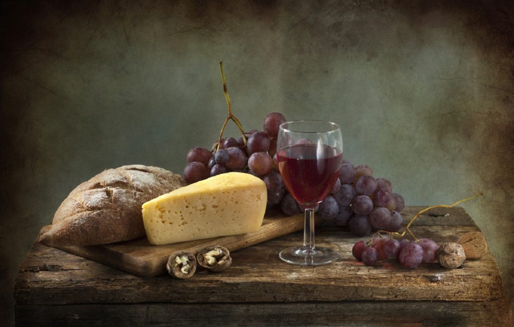 vinho na toscana
