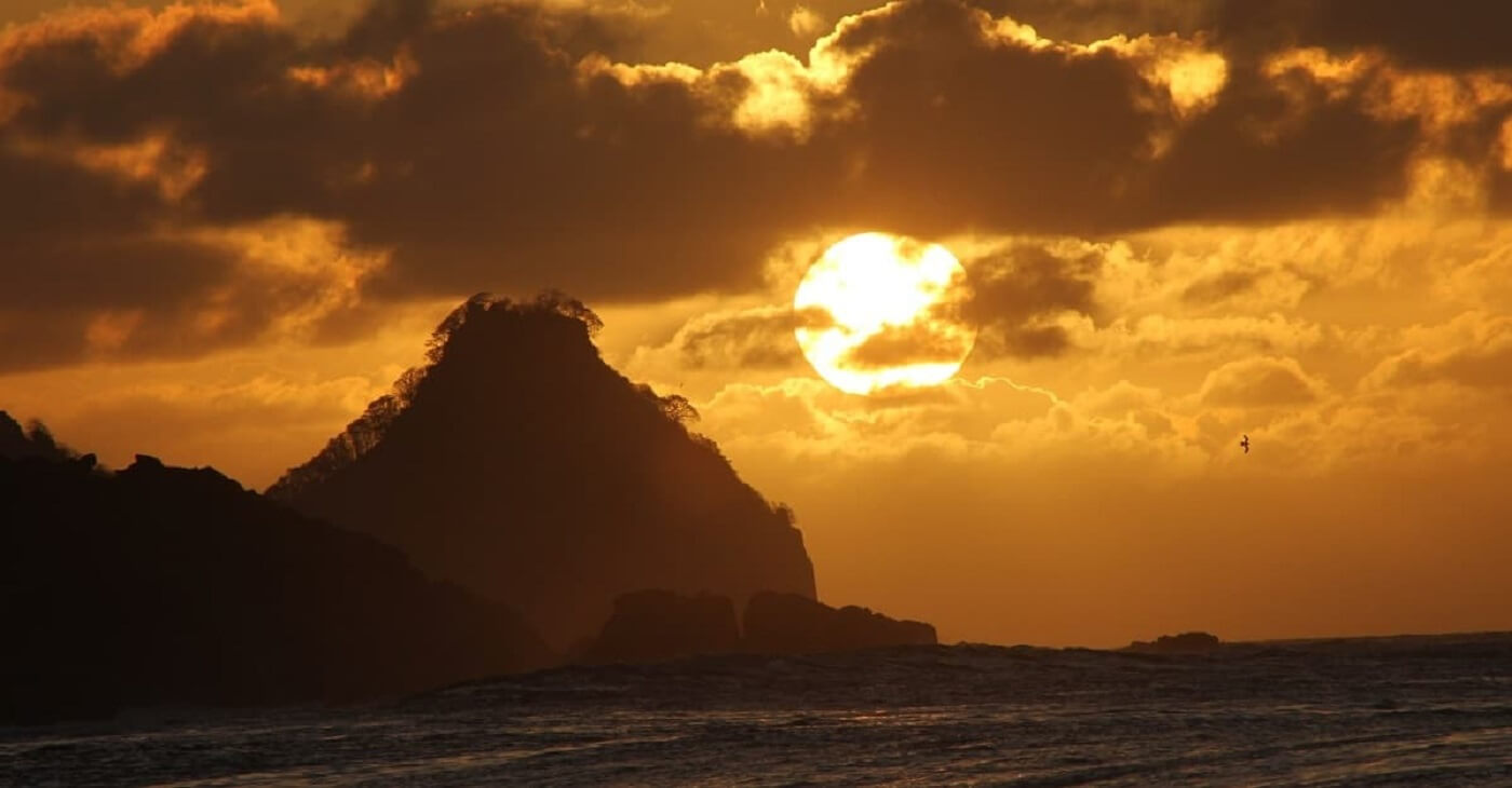 por do sol em Fernando de Noronha