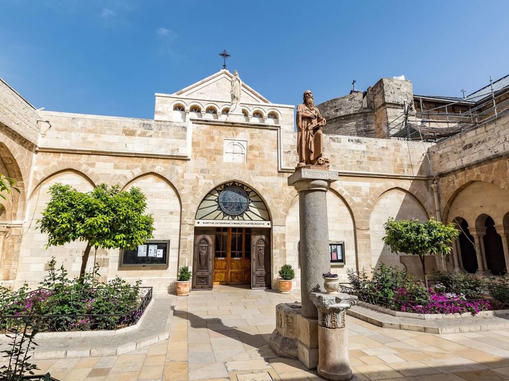 basílica da Natividade em Belém, Israel.