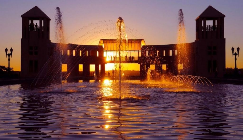 Parque Tanguá ao por do sol