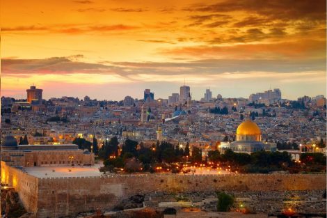 Vista da Cidade Velha de Jerusalém