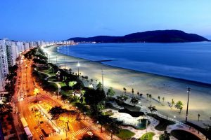 Vista da Orla de Santos