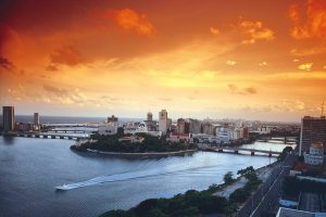 Recife vista do Mar