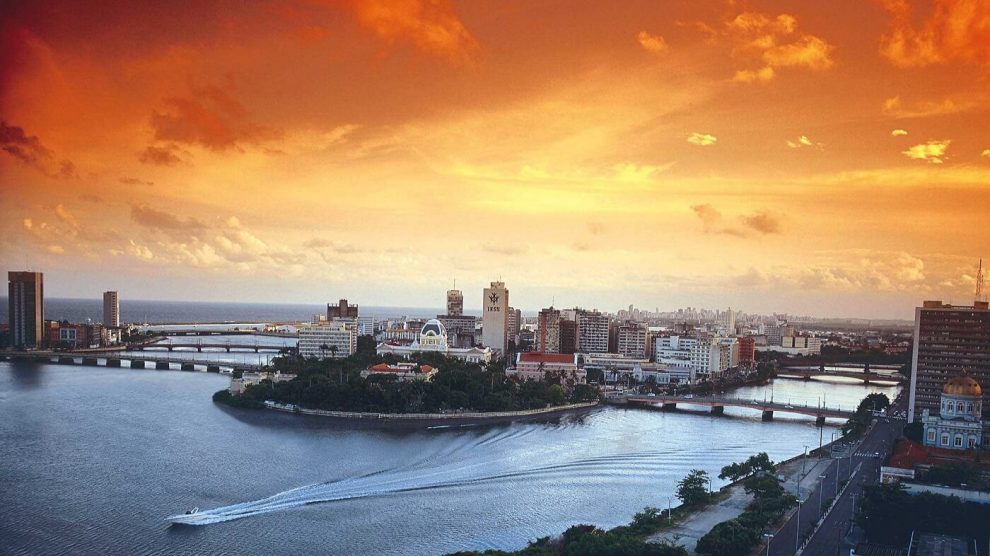 Recife vista do Mar