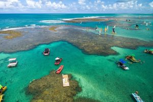 Vista de Ipojuca, recifes de coral