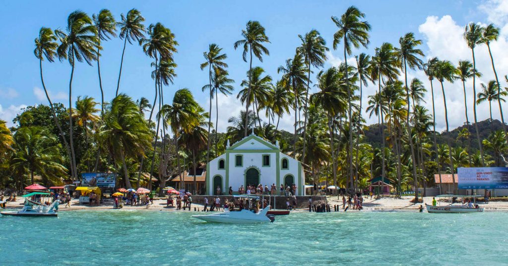 Praia de Carneiros - Capela de São Benedito