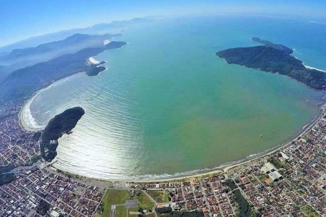 Vista aerea Ubatuba