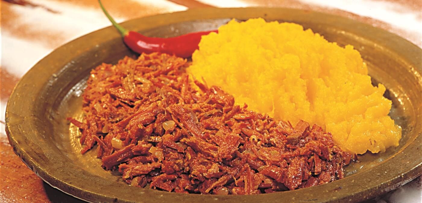 Jabá com Jerimum - Gastronomia
