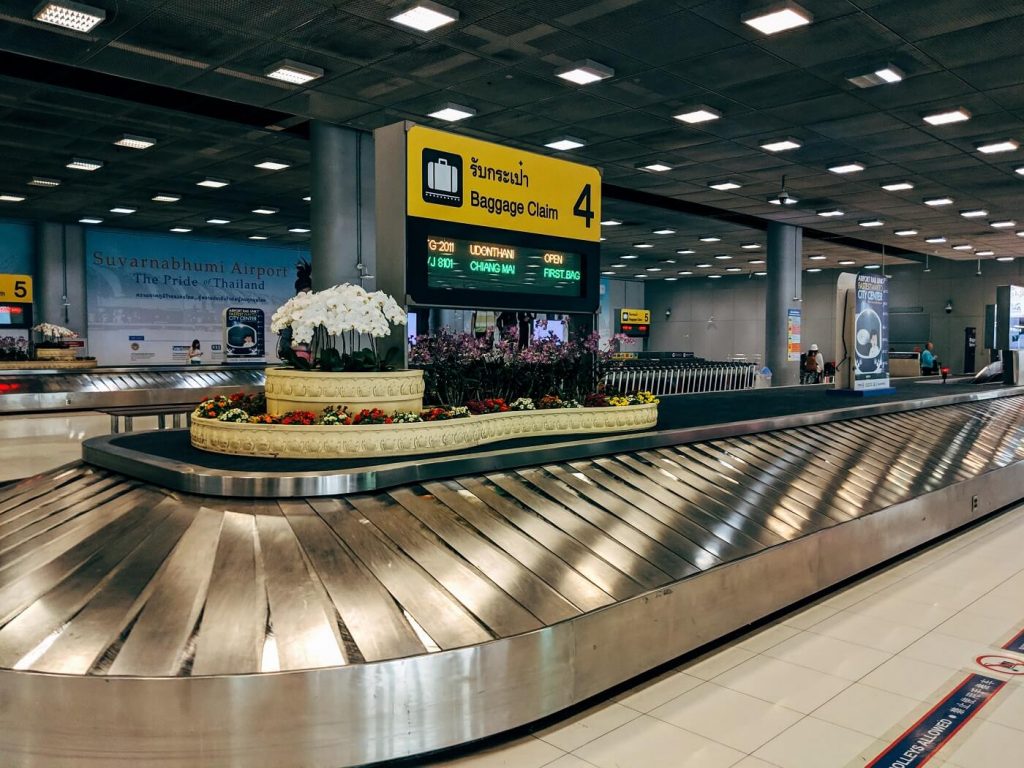 Esteira de Bagagem no aeroporto