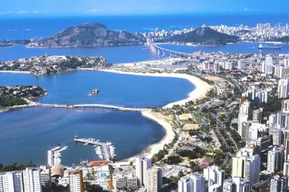 Vista aérea de Vitória-ES