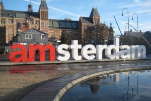 Letrieiro turístico Amsterdam