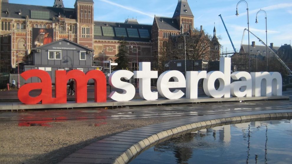 Letrieiro turístico Amsterdam