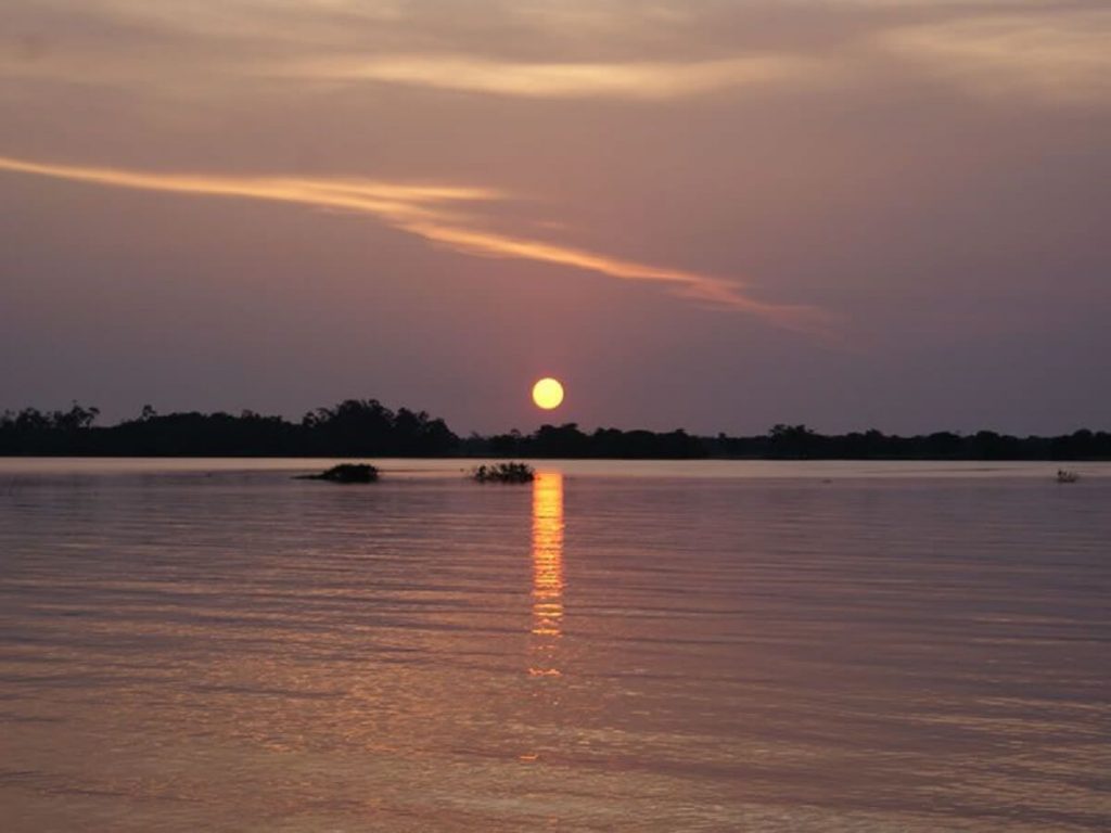 Amanhecer na Amazônia brasileira