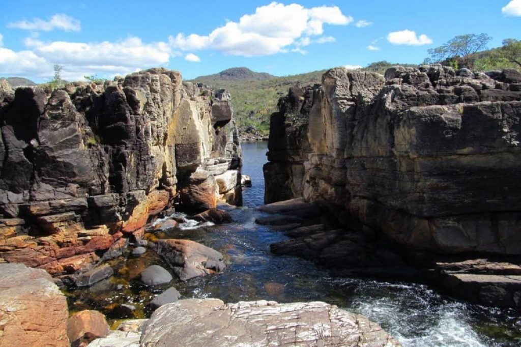 Canion do Parque nacional da Chapada dos veadeiros