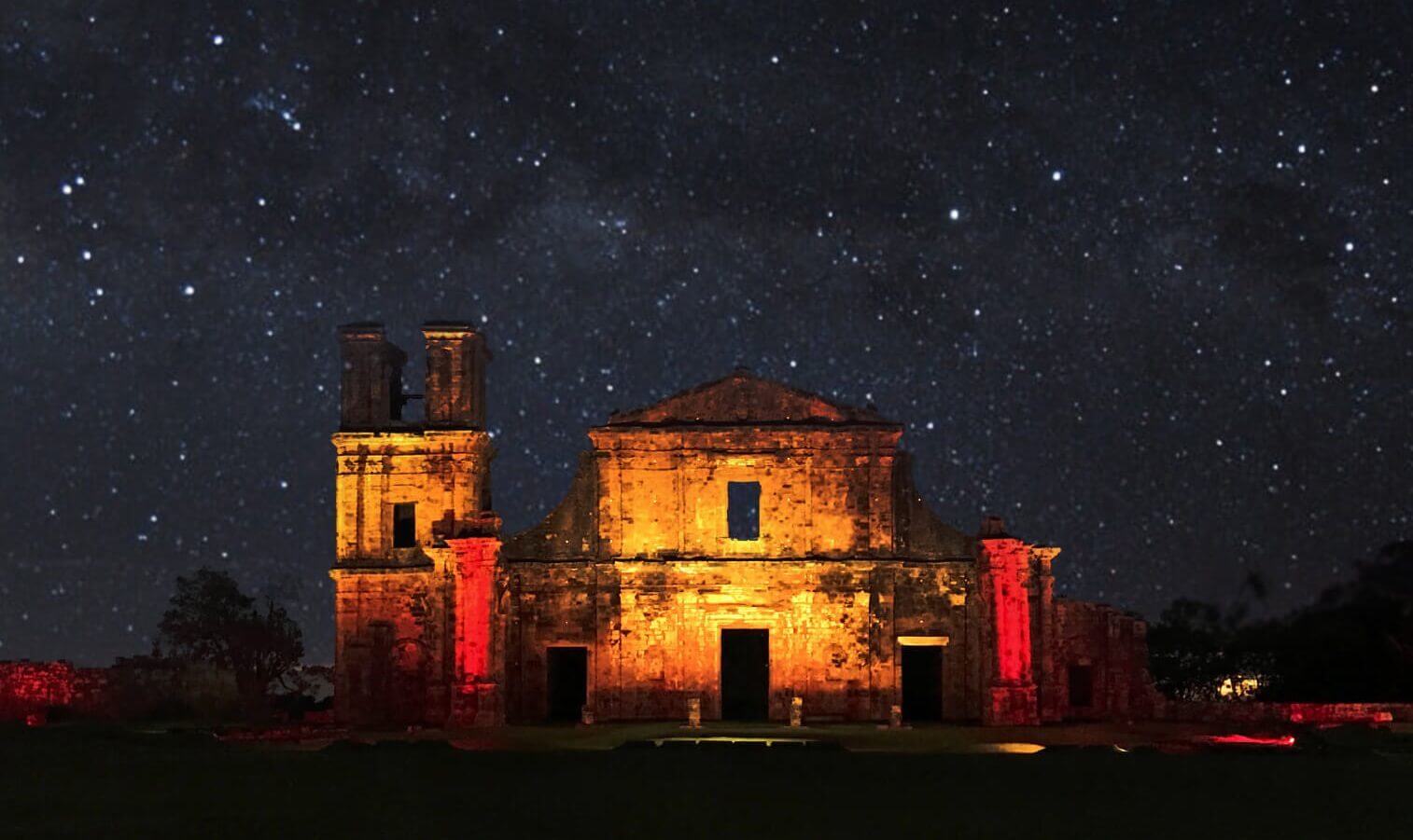 vista noturna sao miguel das missões