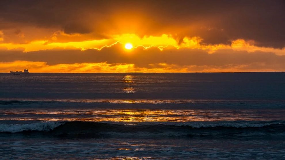 Por do sol em Balneário Camburiú