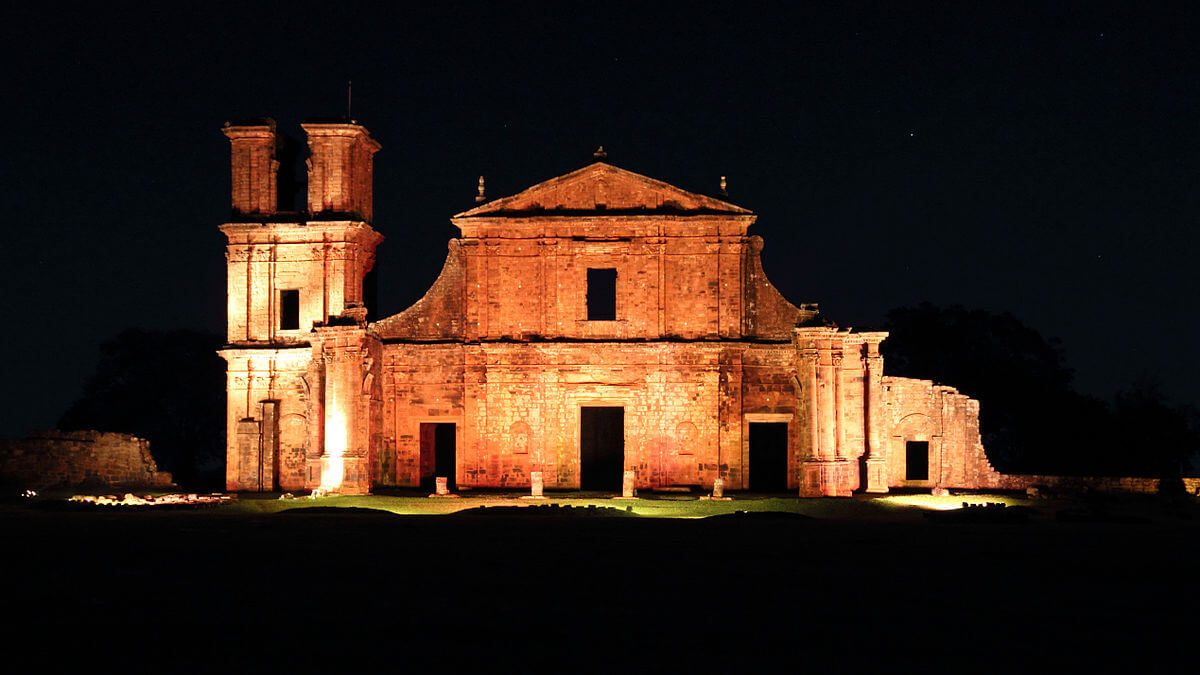 Espetáculo de Som e Luz nas ruínas- Santo Angelo - RS